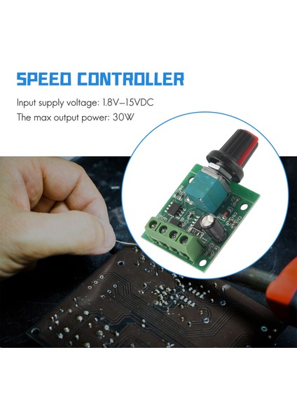 Dc 1.8V 3V 5V 6V 12V 2A Motor Hız Kontrol Cihazı Denetleyici Denetleyici 30W Pwm 1803B K7 (Yurt Dışından) fiyatları
