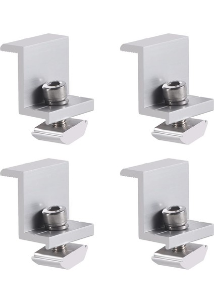 4 Parça Güneş Modülü Tutucu Uç Kelepçe Kiti, Güneş Paneli Kenar Kelepçe Braketleri, Güneş Uç Kelepçesi Ayarlanabilir Güneş Paneli, 30MM (Yurt Dışından)