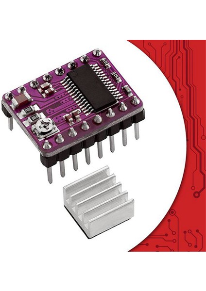 5 Adet Step Motor Sürücü Kartı Stepstick DRV8825 Step Sürücü Kontrol Cihazı Step Motor Modülü Radyatör Isı Emici (Yurt Dışından) fırsatları