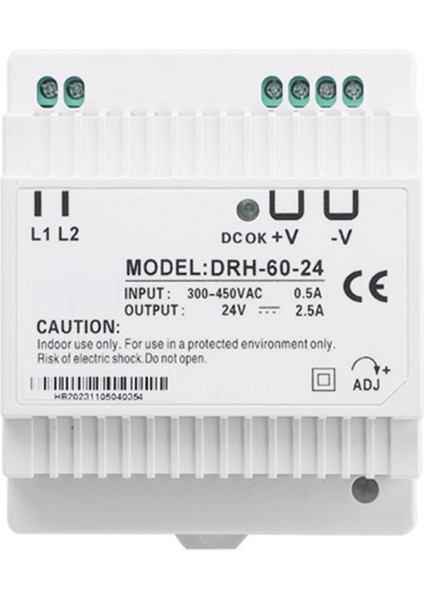 Drh-60-24 Anahtarlama Güç Kaynağı 60W Tek Çıkışlı 24V Endüstriyel Din Raylı Güç Kaynağı Anahtarı Ev Aletleri Için (Yurt Dışından)