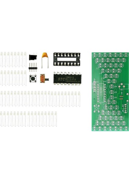 5V Kum Saati Dıy Kiti Komik Elektrik Üretim Kitleri Hassas LED Lamba ile Çift Katmanlı Pcb Kartı 84X40MM (Yurt Dışından)