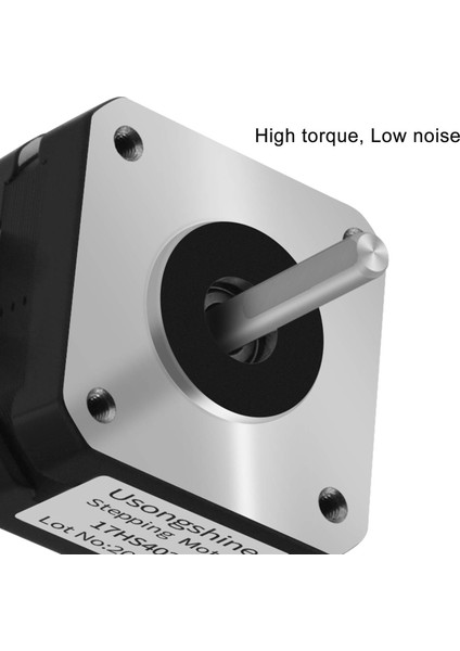 Nema 17 Step Motor Bipolar Step Motor Ekstruder 3D Yazıcı Için 4.1V 1A 13 Ncm (18.4oz.ın) 1m Kablo ile 4 Uç (Yurt Dışından)