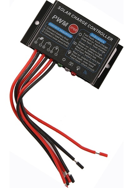 10A 12V IP67 Su Geçirmez Güneş Şarj Kontrol Cihazı Pwm Güneş Kontrol Regülatörü (Yurt Dışından)