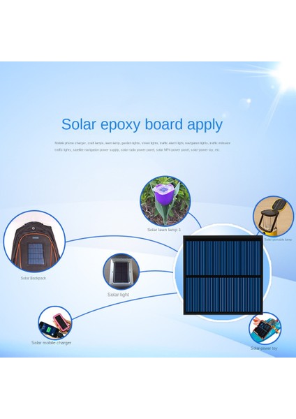 10 Adet 2V 160MA 50X50MM Güneş Panelleri Dıy Pil Için Cep Telefonu Şarj Cihazları Monokristal Silikon Modülü (Yurt Dışından) fırsatları