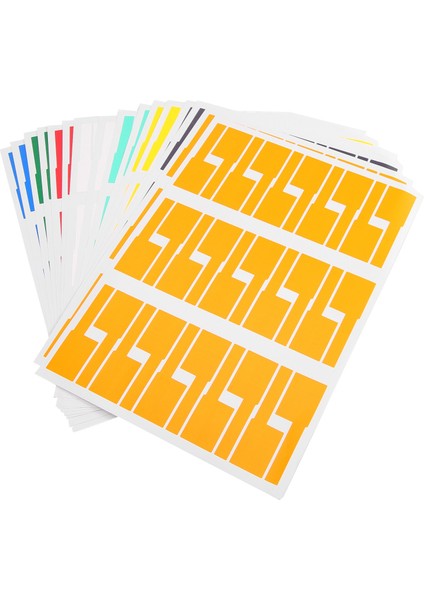 480 Adet Kablo Etiketleri Renkli Su Geçirmez Kablo Etiketleri Çıkartmalar Yırtılmaya Dayanıklı Esnek Çalışmalar Kablo Tanımlama Etiketleri (Yurt Dışından) fiyatları