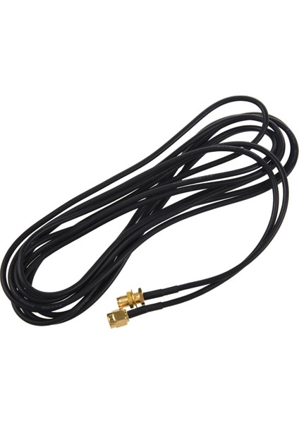 Wifi Wan Yönlendirici 3m Wi-Fi Anten Uzatma Kablosu Rp-Sma (Yurt Dışından)