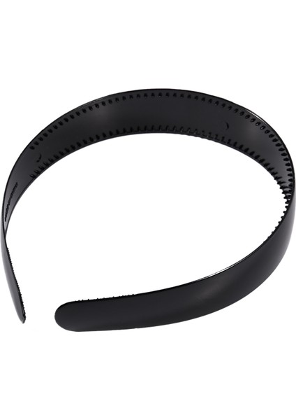 Bayan Siyah Plastik Saç Çember Kafa Bandı Süs Dişleri (Yurt Dışından)