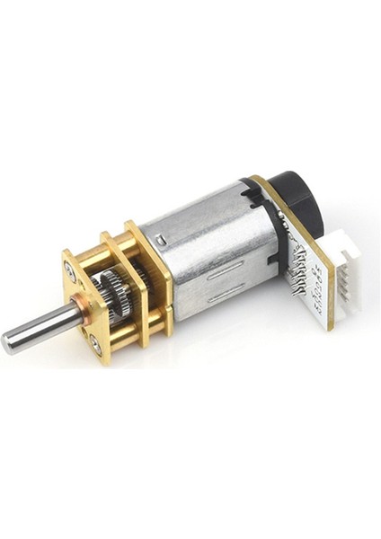 N20 Dc Mikro Tip Metal Dişli Motor 12V 200 Rpm Hall Kodlayıcı Tüm Metal Dişli Motor Yüksek Hassasiyetli Redüksiyon Motoru (Yurt Dışından)