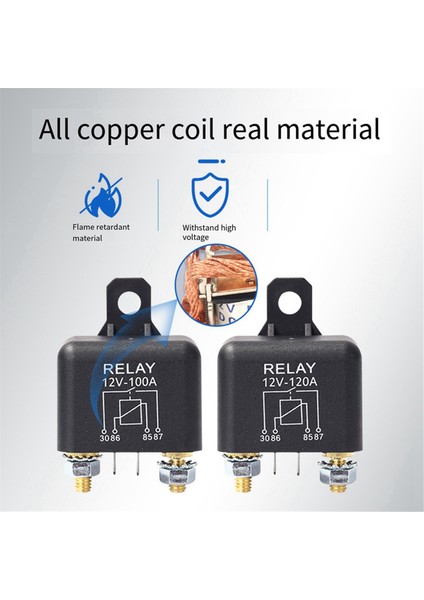 Araba Kamyon Motor Otomotiv Rölesi 24V 100A Sürekli Tip Otomotiv Araba Röleleri Değiştirme (Yurt Dışından) modelleri