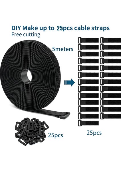 25 Tokalı 5 Metre Ayarlanabilir Sabitleme Kanca ve Halka Askıları Serbest Kesim Uzunluğu Kordon Askıları (Yurt Dışından) indirimleri