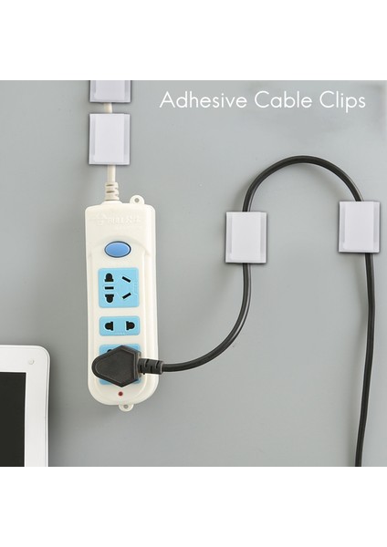 Yapışkanlı Kablo Klipsleri, 100 Adet Tel Klipler Kablo Tel Yönetimi Tutucu Araba, Ofis ve Ev Için Kablo Bağı Tutucu Kelepçeleri (Yurt Dışından) modelleri