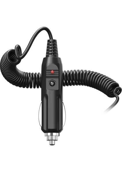 Dc 12V Araç Şarj Cihazı Güç Kablosu Evrensel 5.5x2.1mm Araç Çakmağı Dahili 3A Sigorta Gösterge Işığı ile (Yurt Dışından)