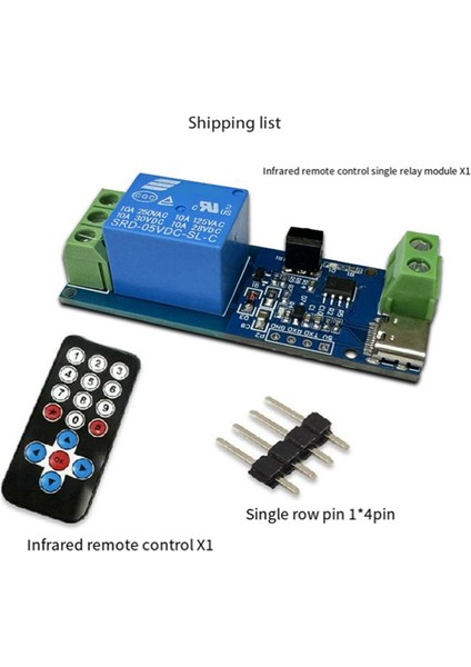 Kızılötesi Uzaktan Kumanda Tek Röle Modülü Kendiliğinden Kilitlenen Dokunma Çok Fonksiyonlu Kullanışlı Taşınabilir Yardımcı Modül (Yurt Dışından) indirimleri