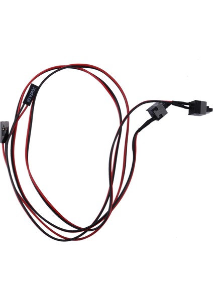 Paket 2 Pin Sw Pc Güç Kablosu Açma/kapama Düğmesi Atx Bilgisayar Anahtarı Kablosu 45 cm (Yurt Dışından)