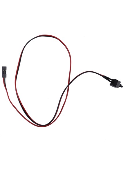 Paket 2 Pin Sw Pc Güç Kablosu Açma/kapama Düğmesi Atx Bilgisayar Anahtarı Kablosu 45 cm (Yurt Dışından) modelleri