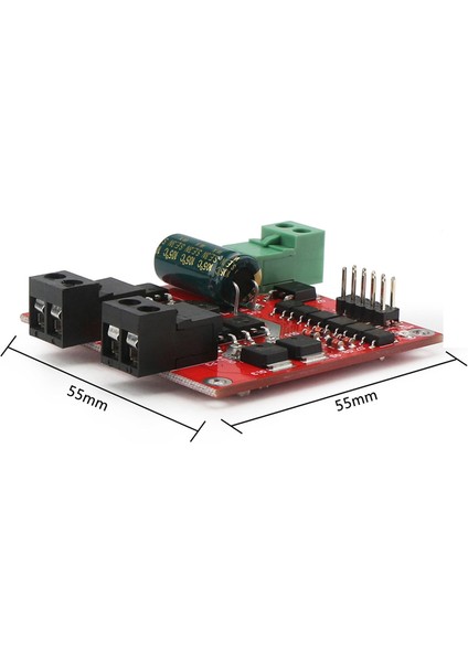 7A 160W Motor Sürücü Modülü 12V 24V Çift Kanallı Dc Motor Sürücü Modülü H Köprüsü L298 Mantık Pwm Sürücü Kontrolü Optokuplörü (Yurt Dışından)