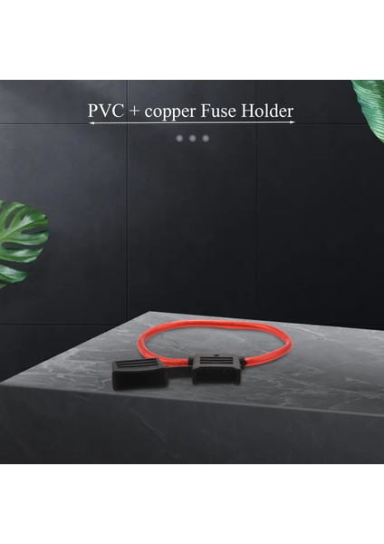 8 Awg Ölçer Maxı Blade Sigorta Tutucu Hat Içi Tel 12-24V Volt Su Geçirmez + 40A Sigorta (Yurt Dışından) fiyatları