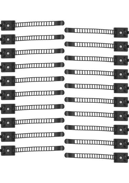 Ayarlanabilir Kablo Tutucu Seti Yönetimi, Yapışkanlı Güvenli Destekli Kablo Sabitleme Tel Tutucu Kablo Klipsleri (Yurt Dışından)