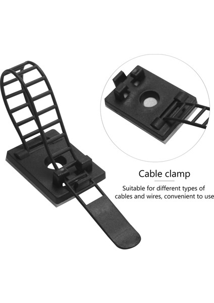 Ayarlanabilir Kablo Tutucu Seti Yönetimi, Yapışkanlı Güvenli Destekli Kablo Sabitleme Tel Tutucu Kablo Klipsleri (Yurt Dışından) fırsatları