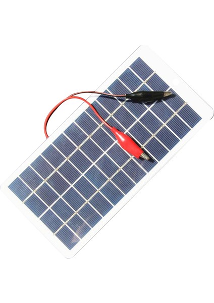 5W 12V Polisilikon Güneş Paneli Dış Mekan Taşınabilir Su Geçirmez Şarj Paneli Klipsli 9-12V Pil Şarj Edebilir (Yurt Dışından) fırsatları