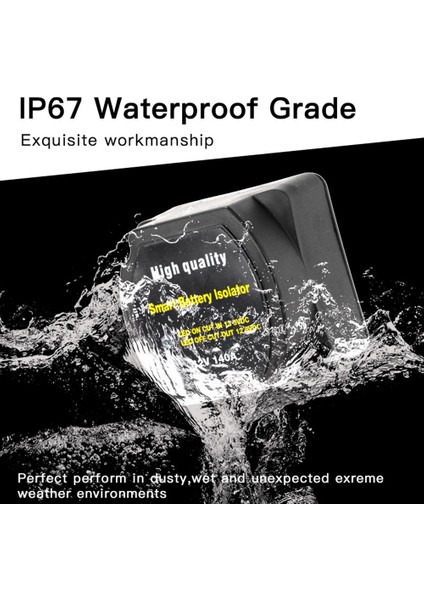 Çift Pil Akıllı Izolatör 12 V 140A Gerilim Duyarlı Bölünmüş Şarj Rölesi Vsr Araba Aksesuarları Röle Vsr Kampçılar Için (Yurt Dışından) fiyatları