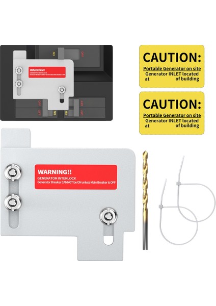 Eaton Cutler Hammer Ch Serisi 150 ve 200 Amp W/tan Kesici Için Jeneratör Kilit Takımı, Yatay Elektrik Kilit (Yurt Dışından) fırsatları