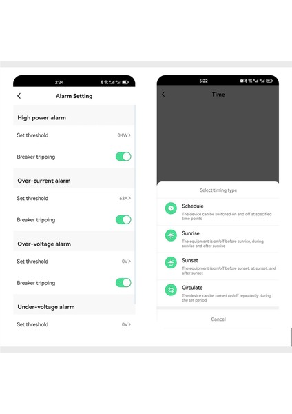 Tomzn 63A Tuya Wifi Mcb Devre Kesici Aşırı Akım Düşük Gerilim Koruması Güç Ölçümü Kablosuz Uzaktan Kumanda Anahtarı (Yurt Dışından)