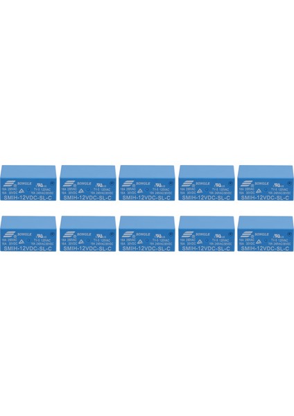 10 Adet / Lot Güç Röleleri SMIH-12VDC-SL-C 12V 16A 8pın Bir Dönüşüm Seti (Yurt Dışından)