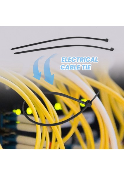 100 Adet 150 x 1.8mm Elektrik Kablo Bağı Sarma Naylon Sabitleme Siyah (Yurt Dışından) fiyatları