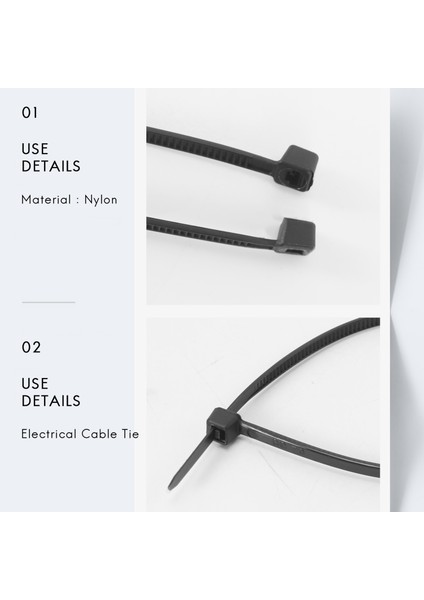 100 Adet 150 x 1.8mm Elektrik Kablo Bağı Sarma Naylon Sabitleme Siyah (Yurt Dışından) indirimleri
