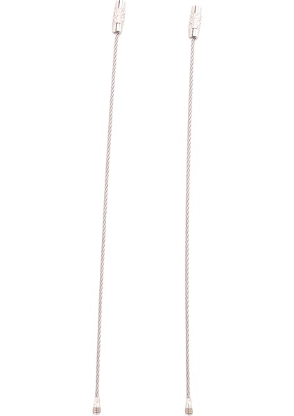 20 Adet Paslanmaz Çelik Tel Anahtarlık Halka Tutucu Metal Kablo Tel Ipi Açık Havada Asılı Için Vida Kilitleme ile (Yurt Dışından) indirimleri