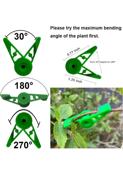 30 Adet 360 Derece Bitki Kök Eğitici Klipler, Ayarlanabilir Bitki Dalları Bükücü Klipler, Bitkilerin Bitki Eğitim Kontrolü (Yurt Dışından) fiyatları