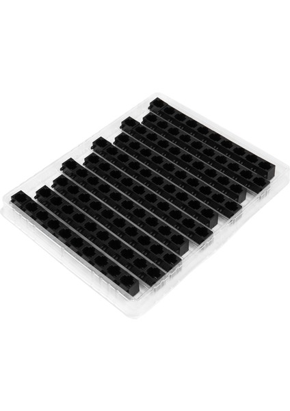 100 Adet RJ45 56 Plastik Tip 8P8C 8pin 15MM Pcb Dik Açı Modüler Dişi Ağ Soketi Lan Konnektörü (Yurt Dışından)