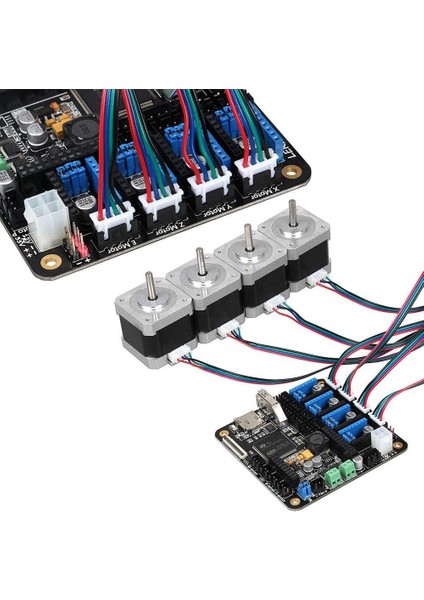 Adet 2 M Motor Bağlantı Kabloları Xh2.54 4pin To Xh2.0 6pin Beyaz Terminal Paralel Motor Telleri 3D Yazıcı Step (Yurt Dışından)