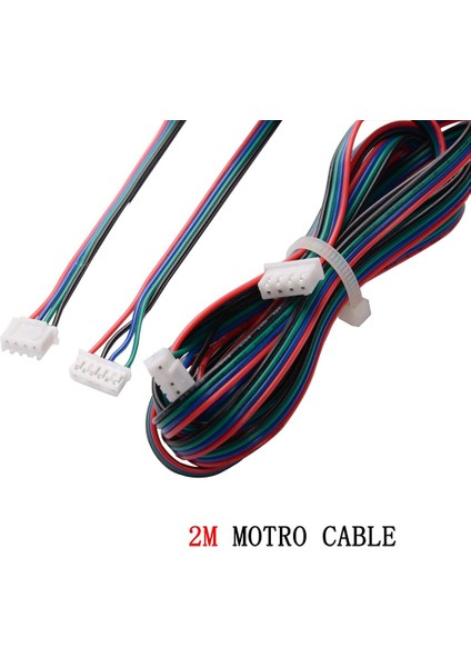 Adet 2 M Motor Bağlantı Kabloları Xh2.54 4pin To Xh2.0 6pin Beyaz Terminal Paralel Motor Telleri 3D Yazıcı Step (Yurt Dışından)