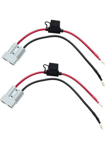 Anderson Konnektör Su Geçirmez + Sigorta Kutusu Hat 50A Orta Sigorta Terminal Bloğu Için Uygundur (Yurt Dışından)