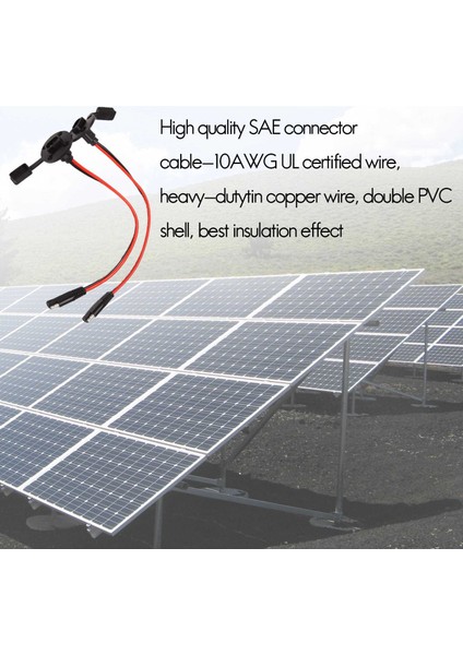 Sae Güç Soketi Yan Duvar Bağlantı Noktası 10AWG Güneş Panelı Gömme Montaj Konnektörü Fiş Kablosu Güneş Jeneratörü Için Pil Şarj Cihazı (Yurt Dışından) modelleri