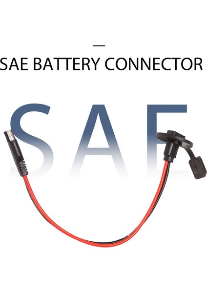 Sae Güç Soketi Yan Duvar Bağlantı Noktası 10AWG Güneş Panelı Gömme Montaj Konnektörü Fiş Kablosu Güneş Jeneratörü Için Pil Şarj Cihazı (Yurt Dışından) fırsatları