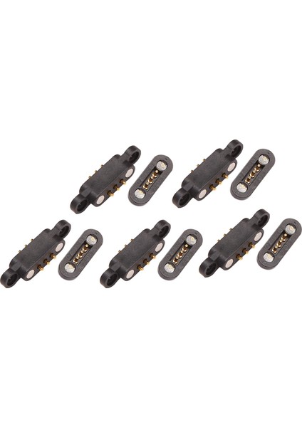 Çift Yaylı Manyetik Pogo Pin Konnektörü 3 Pozisyon Mıknatıslar Pitch 2.3mm Deliklerden Erkek Dişi Prob (Yurt Dışından)