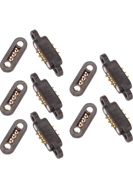Çift Yaylı Manyetik Pogo Pin Konnektörü 3 Pozisyon Mıknatıslar Pitch 2.3mm Deliklerden Erkek Dişi Prob (Yurt Dışından)