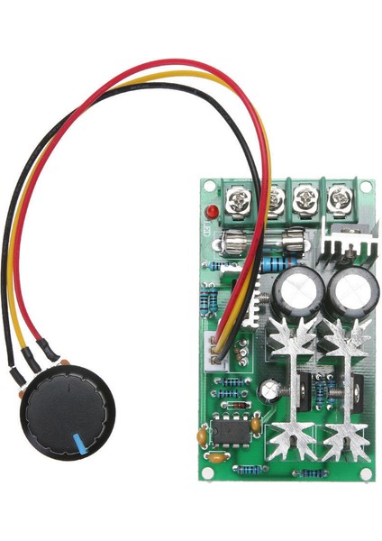 20A Pwm Dc Motor Hız Kontrol Cihazı 12V 24V 36V 48V Potansiyometre Topuzu Anahtarı ile (Yurt Dışından) fiyatları