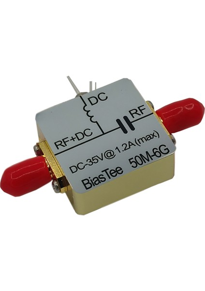 Anten Rf Besleme Kutusu Önyargılı Koaksiyel Besleme Rf Dc Blokaj 1m-6ghz Düşük Ekleme Kaybı (Yurt Dışından)