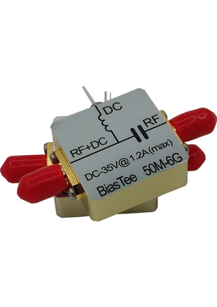 Anten Rf Besleme Kutusu Önyargılı Koaksiyel Besleme Rf Dc Blokaj 1m-6ghz Düşük Ekleme Kaybı (Yurt Dışından)