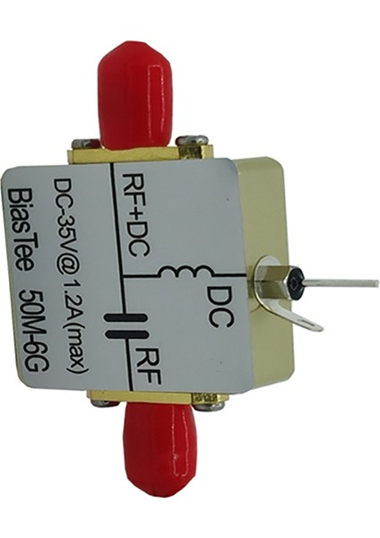 Anten Rf Besleme Kutusu Önyargılı Koaksiyel Besleme Rf Dc Blokaj 1m-6ghz Düşük Ekleme Kaybı (Yurt Dışından)