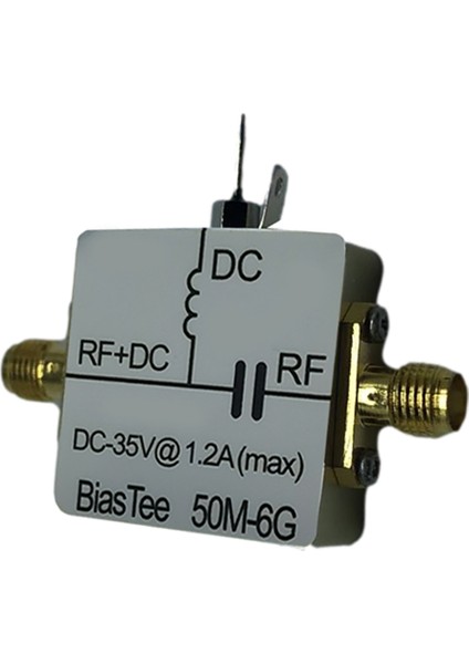 Anten Rf Besleme Kutusu Önyargılı Koaksiyel Besleme Rf Dc Blokaj 1m-6ghz Düşük Ekleme Kaybı (Yurt Dışından)