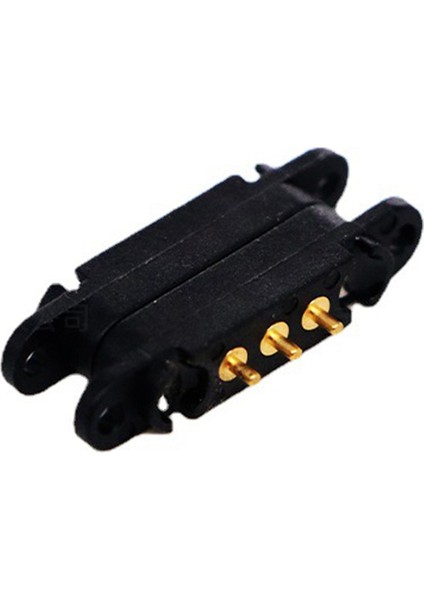 5 Çift Manyetik Pogo Pin Konnektörü 3pin Pogopin Erkek Dişi 2.54 mm Yaylı Mıknatıs Konnektör Güç Soketi (Yurt Dışından)