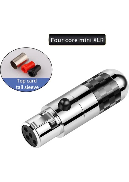 Xlr Dişi Konnektörler 3pin Rodyum Kaplamalı Ses Fişi Hıfı Mikrofon Jakı Xlr Denge Kablosu Kulaklık Adaptörü Hoparlör (Yurt Dışından)