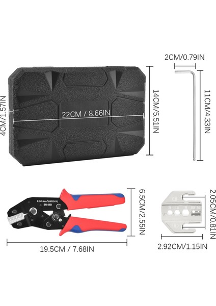 SN-58B Otomotiv Tak-Çıkar Sıkma Pensesi Isı Büzüşmeli, Naylon, Yalıtımsız Konnektörler, Kovan Terminalleri Için (Yurt Dışından) fırsatları