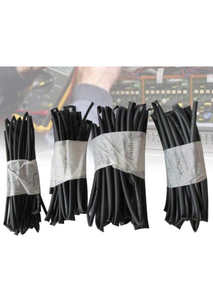 Isıyla Daralan Makaron 3-4-5-6mm 4 x 1 (Yurt Dışından)