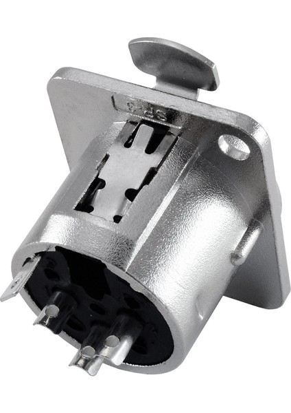 Xlr Dişi Jak 3 Pin - Panel Montajlı Jak D Serisi Boyut Xlr-F - 4 Paket (Yurt Dışından)